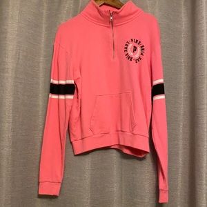 S pink VS quarter zip